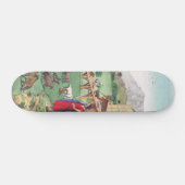 Arche Noah mit Tieren Skateboard (Horizontal)