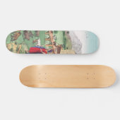 Arche Noah mit Tieren Skateboard (Horizontal)