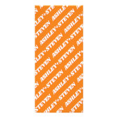 Arche und sonnige Sonnenstrahlen Groovy Hochzeitsk Werbekarte (Hinten)