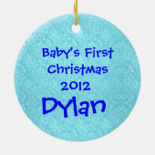 ARCHE-VERZIERUNG DES BABYS ERSTE DES KERAMIKORNAMENT (Hinten)