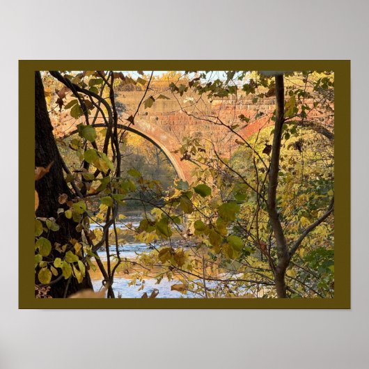 Arched Bridge Foto Poster (Vorne)