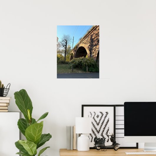 Arched Bridge Foto Poster (Heimbüro)