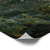 Arched Bridge in Park Poster (Ecke)