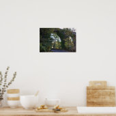 Arched Bridge in Park Poster (Küche)