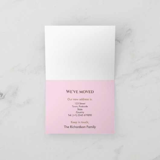 Arched Bridge New Zuhause - Wir haben die Ankündig Ankündigung (Innenseite)