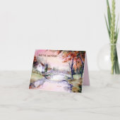 Arched Bridge New Zuhause - Wir haben die Ankündig Ankündigung (Vorderseite)