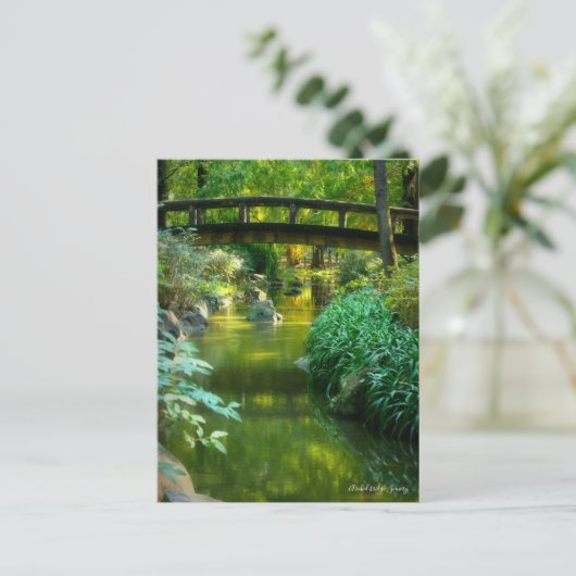 Arched Bridge Scenery:Postcard Postkarte (Stehend Vorderseite)