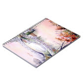 Arched Bridge Watercolor Painting Notizblock (Linke Seite)