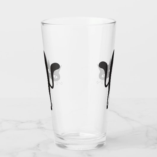 Arched Cat Design Drink Glass Glas (Rechts)