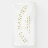 Arched Classic Just Eried Car Banner (Vertikal)