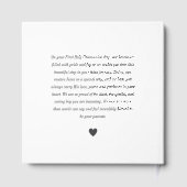 Arched Foto First Communion Boy Gästebuch (Rückseite)