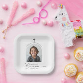 Arched Foto First Communion Boy Pappteller (Party)