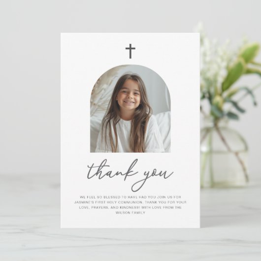 Arched Foto First CommunityGirl Danke (Stehend Vorderseite)