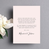 Arched Foto Pink Wedding Danke