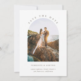 Arched Foto Save the Date geschoben