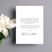 Arched Foto Wedding Dankeskarte