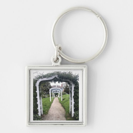 Arched Garden Trellis Keychain Schlüsselanhänger (Vorne)