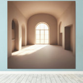 Arched Light Interior Leinwanddruck (Insitu (Holzboden))