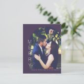 Arched Merliday Foto Card Feiertagskarte (Stehend Vorderseite)