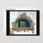 Arched Stone Window ©2008 Postkarte (Vorne/Hinten)