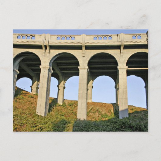 Arched unterstützt Patterson Memorial Bridge Postkarte (Vorderseite)