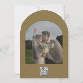 Arched Wedding mit Luxus Einladung (Rückseite)