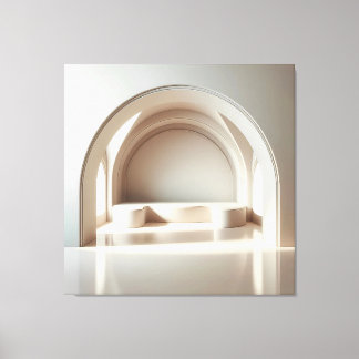 Arched Window Alcove Leinwanddruck