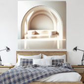 Arched Window Alcove Leinwanddruck (Insitu (Schlafzimmer))