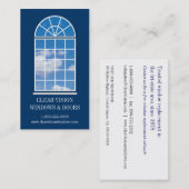 Arched Window Business Card Visitenkarte (Vorne/Hinten)