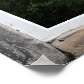 Arched Window - Fake View of Sottish Loch Poster (Ecke)