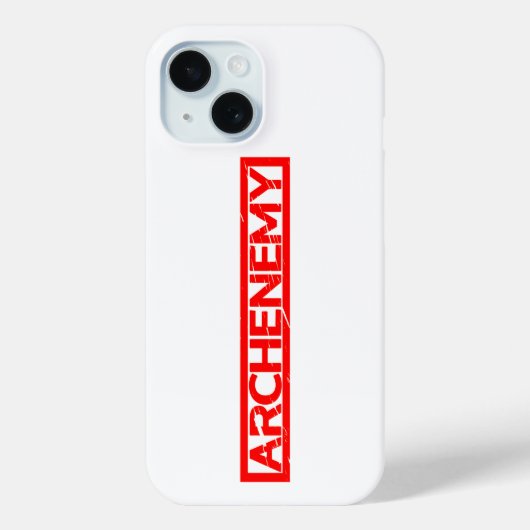 Archenemy Briefmarke Case-Mate iPhone Hülle (Rückseite)