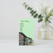 ARCHEO/Antiquar, Archäologie Monogramm, Schwarz Gr Visitenkarte (Stehend Vorderseite)