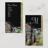 ARCHEO/Antiquar, Archäologie Monogramm, Schwarzwei Visitenkarte (Vorne/Hinten)