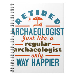 Archeologie-Archäologie Funny Happier Notizblock