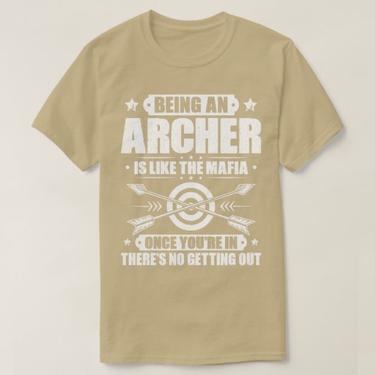 Archer Archery Bow Jagd Bowman Arrow Bow Hunter T-Shirt (Design vorne)