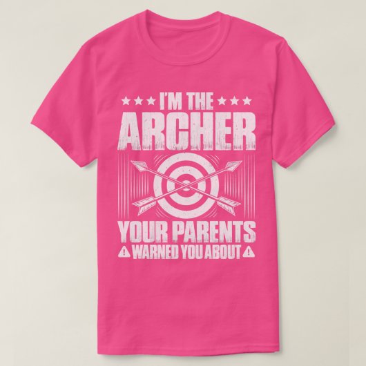 Archer Archery Bow Jagd Bowman Arrow Bow Hunter T-Shirt (Design vorne)