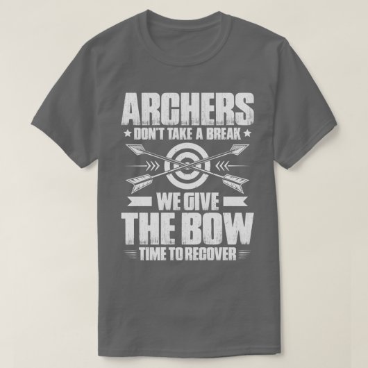 Archer Archery Bow Jagd Bowman Arrow Bow Hunter T-Shirt (Design vorne)
