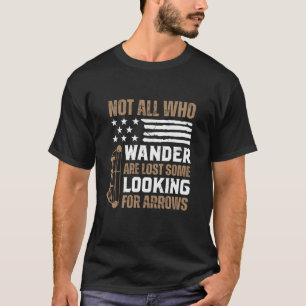 Archer Bow Jagd Bogenschießen Langschläfer T Shirt