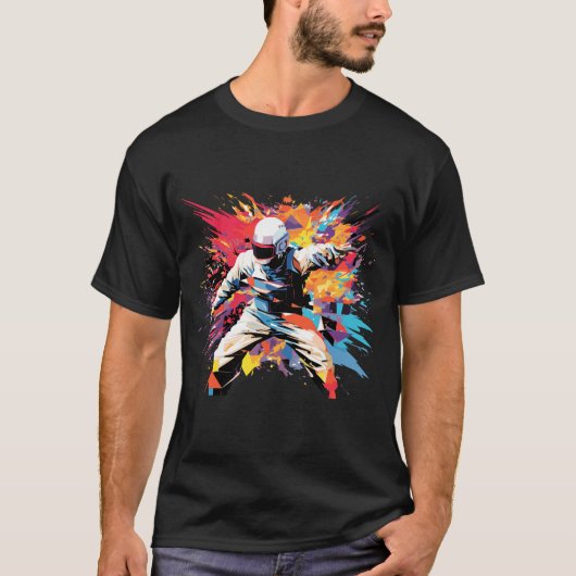 Archer Bowman Portrait Fighter Mistery Shadow Art T-Shirt (Vorderseite)