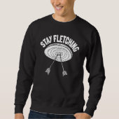 Archer Bowman Target   Bow Arrow Archery Sweatshirt (Vorderseite)