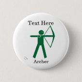 Archer-Button-Abzeichen - anpassen Button (Vorderseite)