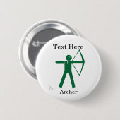 Archer-Button-Abzeichen - anpassen Button (Vorne & Hinten)