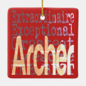 Archer Extraordinaire Keramikornament (Rückseite)