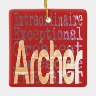 Archer Extraordinaire Keramikornament