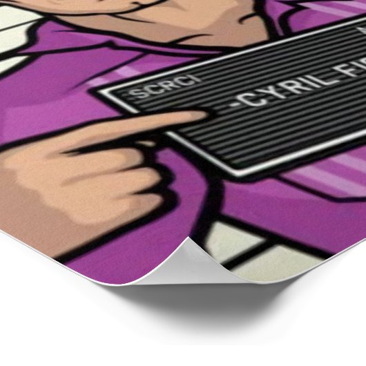 Archer gibt vor, Cyril Figgis Archer Partyi zu sei Poster (Ecke)