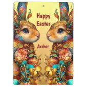 ARCHER ~ HAPPY EASTER ~ EASTER BUNNIES ~ KLEMMBRETT (Rückseite)