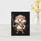Archer Igel Bogenschießen Jäger Geschenk Männer Wo Karte (Gelbe Blume)
