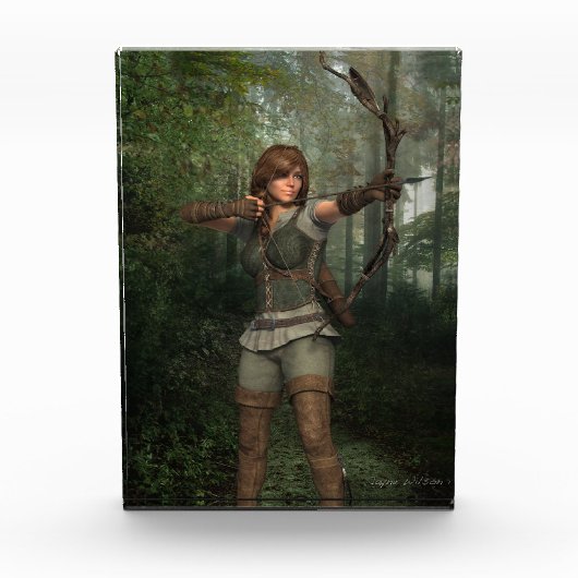 Archer in der Forest Fantasy Art Fotoblock (Vorderseite)