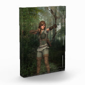Archer in der Forest Fantasy Art Fotoblock (Links)