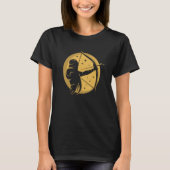 Archer Moon Bow Target Arrow Bowman Archery Garnd T-Shirt (Vorderseite)